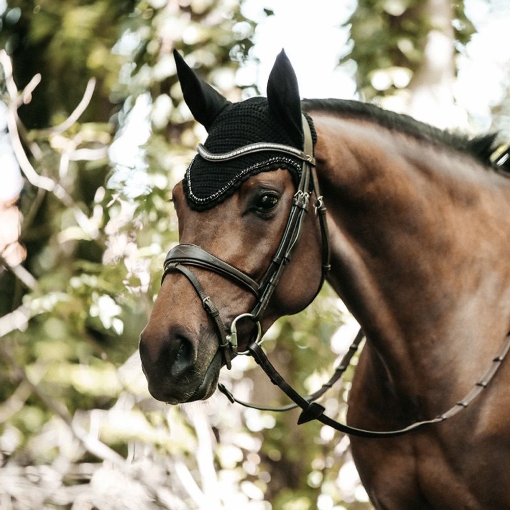 Kentucky Fly Veil Wellington Stone & Pearl Soundless Black 