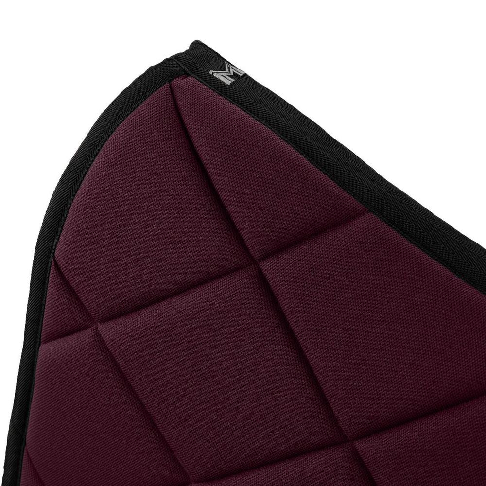 Maximilian Crew Saddle Pad Burgundy Dressage  