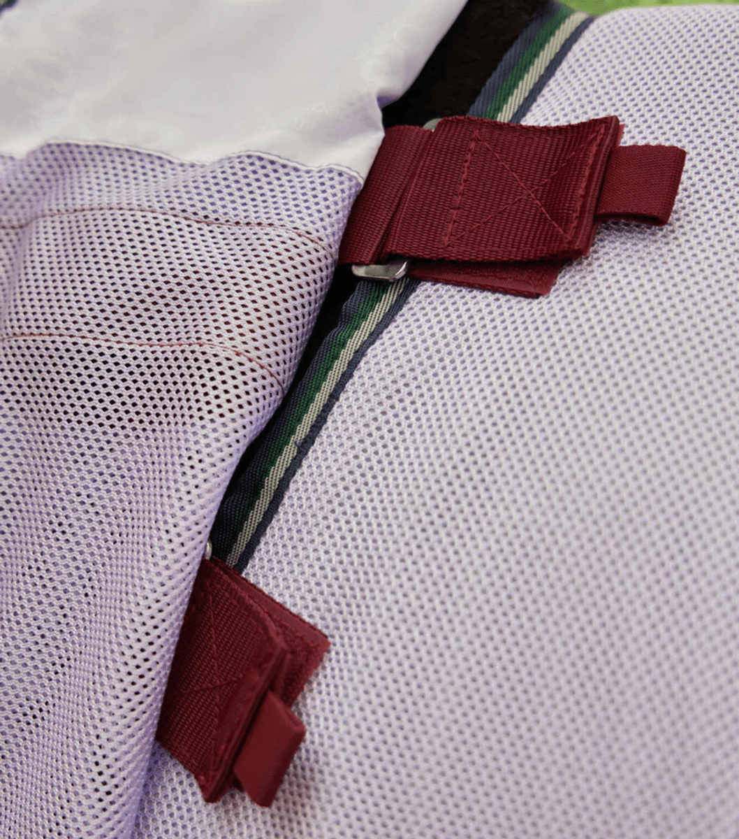 Premier Equine Bug Buster Fly Rug Detachable Neck Lavender