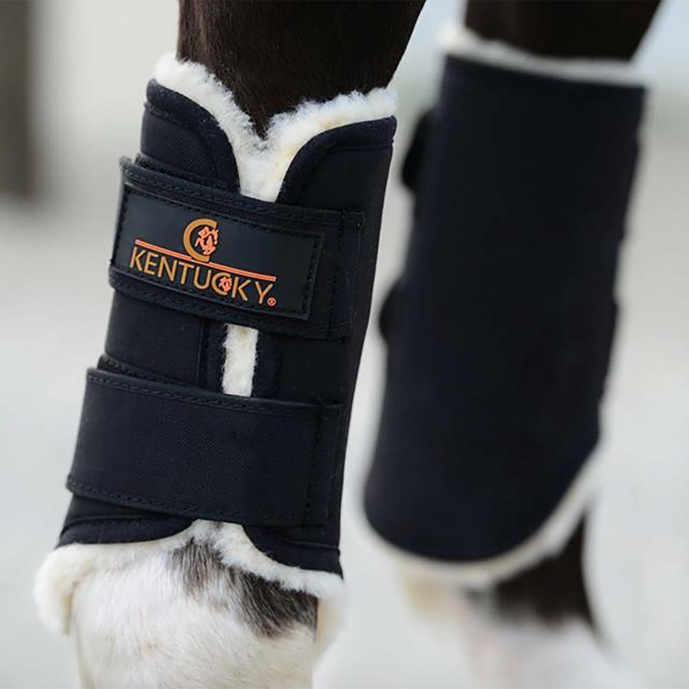 Kentucky Solimbra Turnout Boots Black Front 