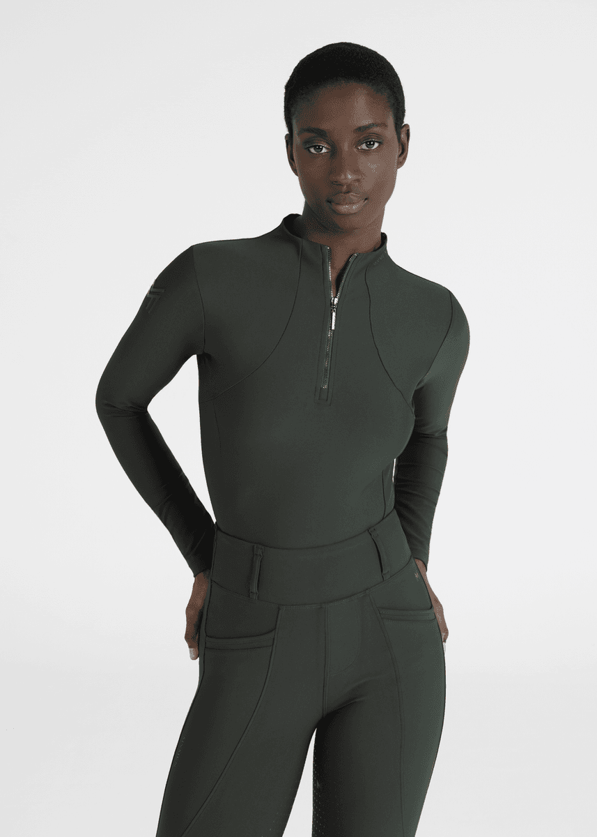 Maximilian Long Sleeve Base Layer Hunter Green