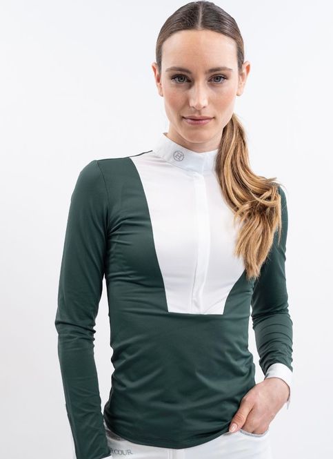Hovedbilde Harcour Stella Competition Polo LS Jungle Green