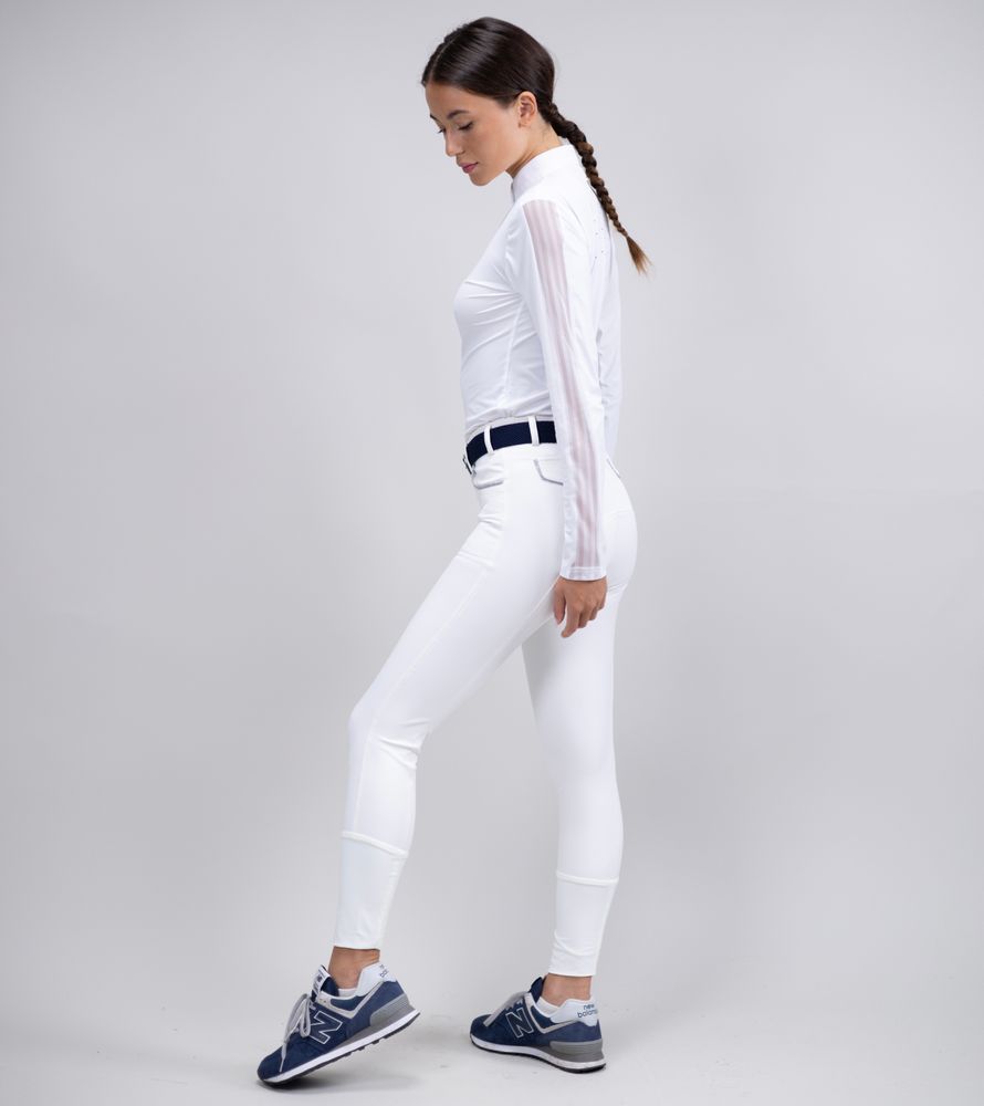 Harcour Jaltika Breeches KN Fix System White