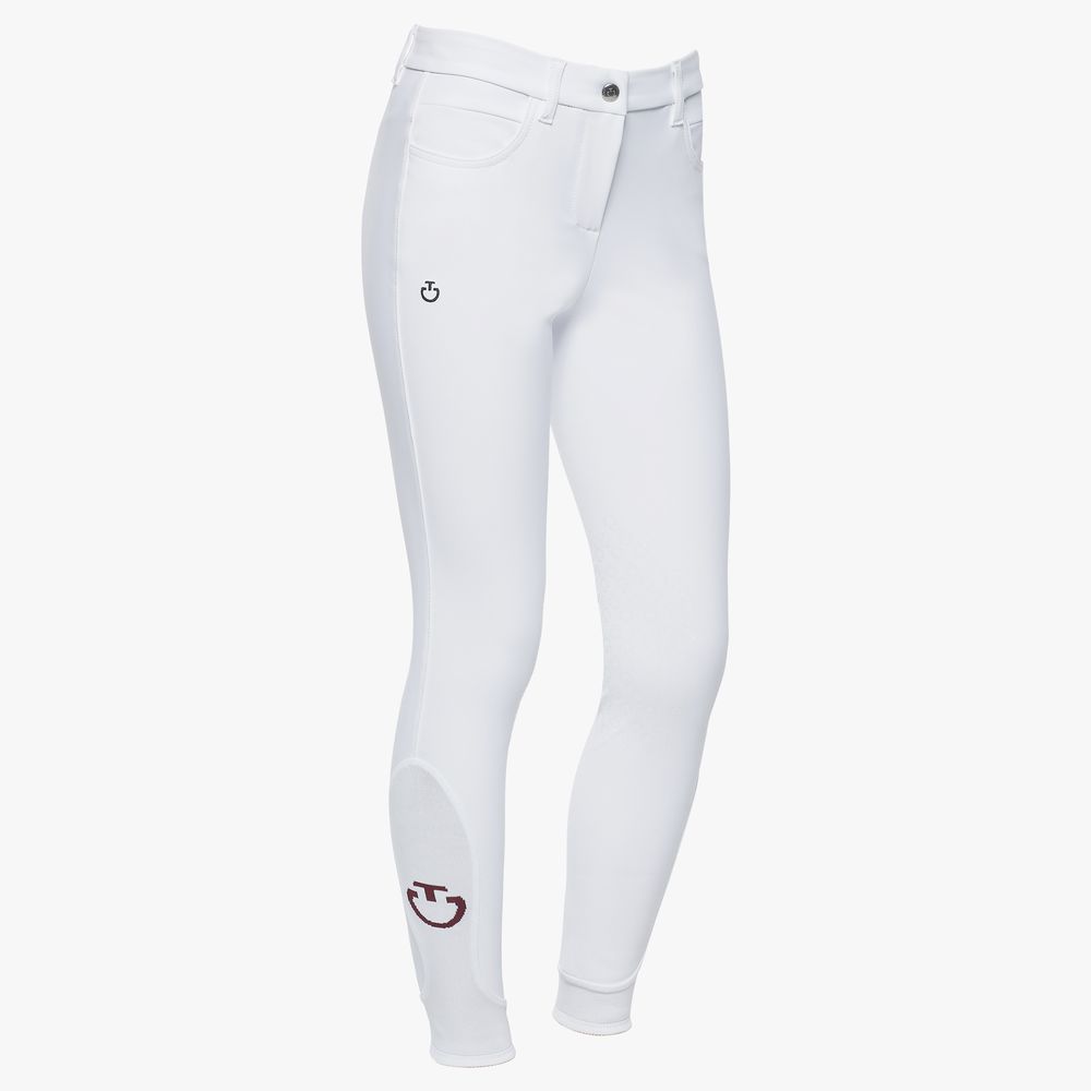 Cavalleria Toscana Girl’s Color Grip Breeches KG White