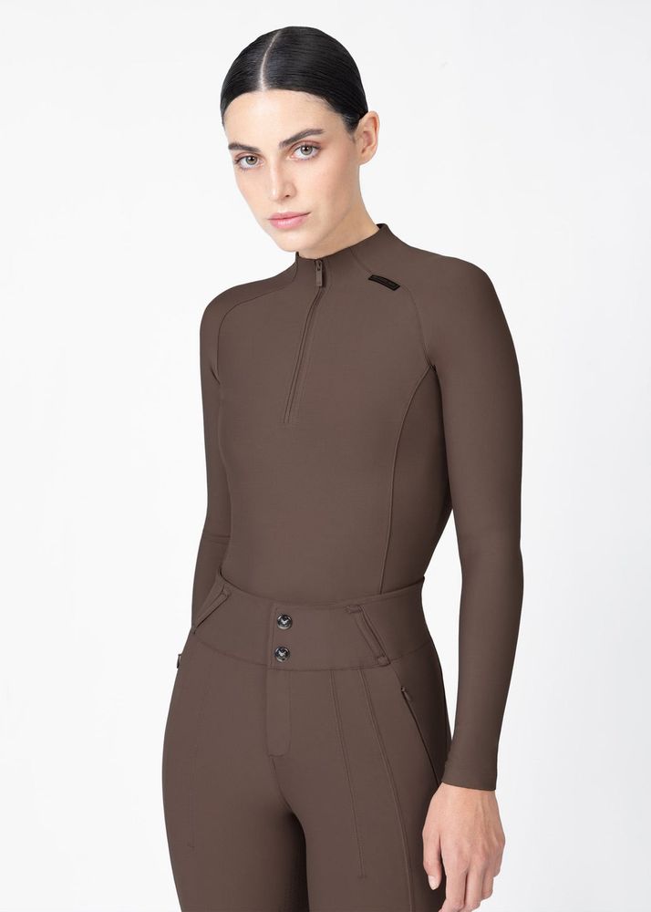 Maximilian Origin Long Sleeve Base Layer Mocha